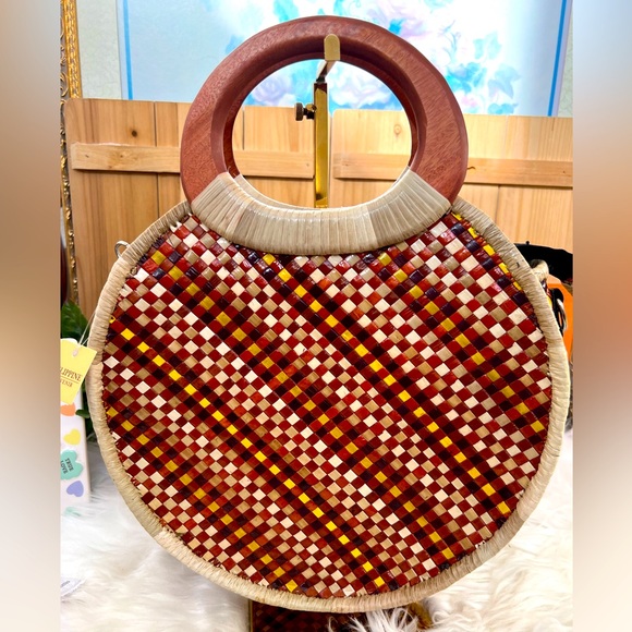Hand Crafted Handbags - Handmade Rattan Crossbody Bag